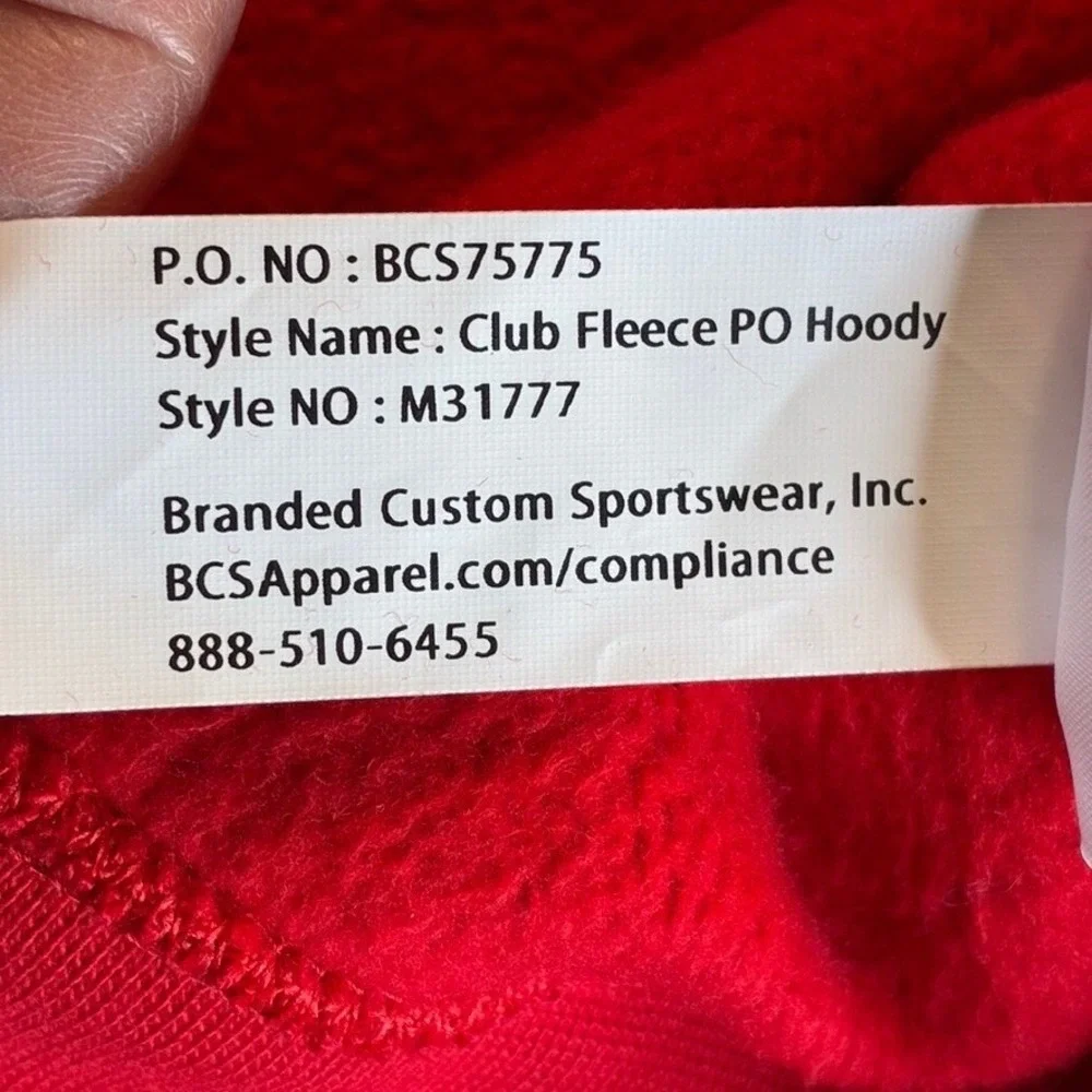 Nike Ohio State Field Hockey Hoodie‎ Men's Medium Red Pullover Sweatshirt OSU